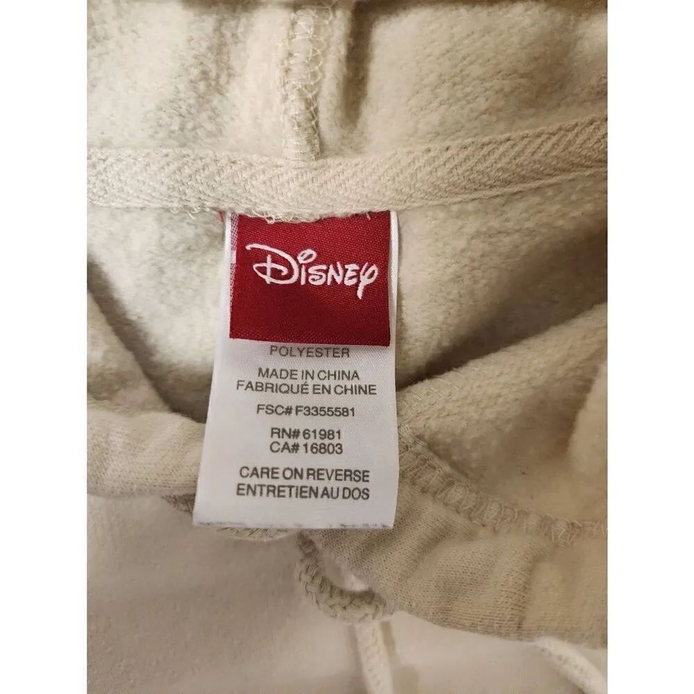 Disney Mickey Mouse Sweatshirt Hoodie 1X/2X (18W/20W) Long Sleeve Graphic Tan Br - Picture 3 of 5